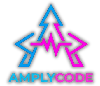 Minimalist stylized letter A logo integrating coding syntax and an upward signal node, representing advanced software architecture and agentic AI systems.